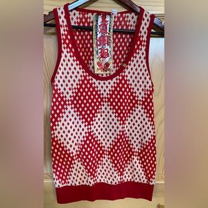 L.A.M.B. by Gwen Stefani Diamond Band Tank Top. Size L. Spring 2007. NWT